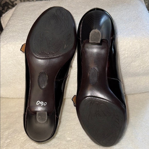 Eurosoft Heels Patent Leather Brown Mary Jane style Women’s 8M - Picture 5 of 9